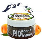 Recipient cu 100 grame de pietre aromate pentru narghilea RIO Rocks by RioTabak Piersici